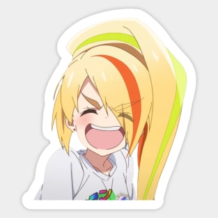 Saki Laughing Sticker